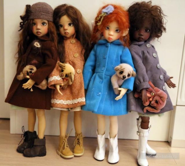 Наступила осень! Похолодало! Утепляемся! Куколки бжд от Кайе Вигс