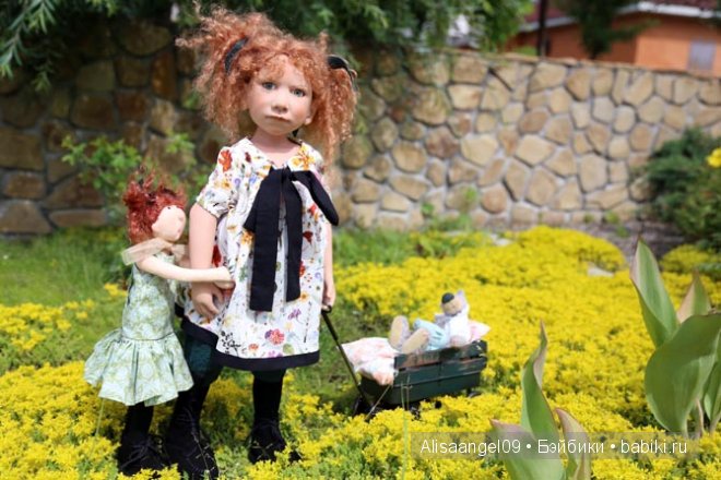 Коллекционная кукла Sontagsausflug от Zwergnasse