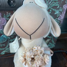 Авторская игрушка овечка,снижение цены,была 6000