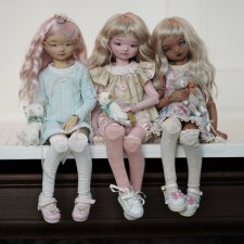 Шоколадная Чам,карамельная Чам и розовая Чам