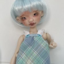 Одежда и парик на куколку аппи от dustofdolls