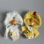 Аутфиты желтый и белый цыпленок на об11