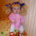 Вот как бывает или девочка Василина. Куколка Ирины Кондрашовой