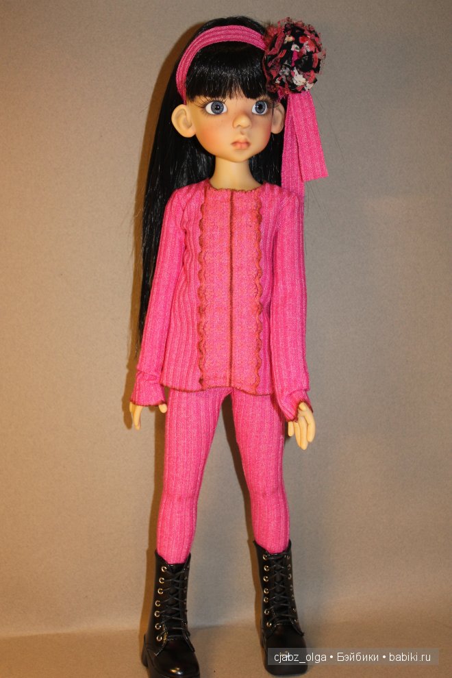 Трикотажные комплекты для кукол BJD МСД и моя новенькая Лайла от Kaye Wiggs (фото 2)