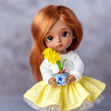 Event Basic Lati Yellow Happy (Brown tan)