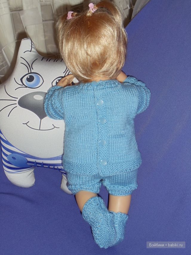 Одежда вязаная, для кукол, своими руками.
