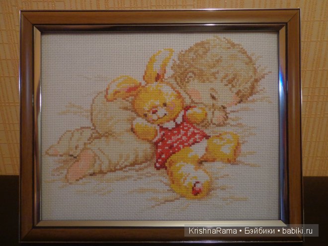 Затем набор от Алисы Дочурка, изначально хотела метрику для внучки.