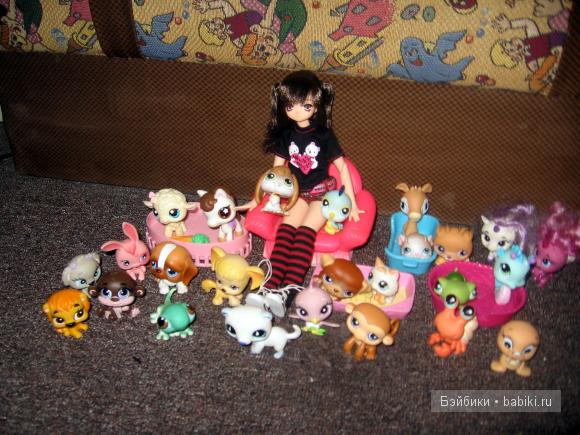 Айка с животными