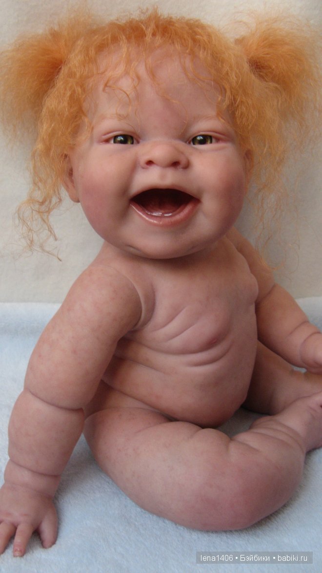 100% позитива-Лола(реборн из игровой куколки)