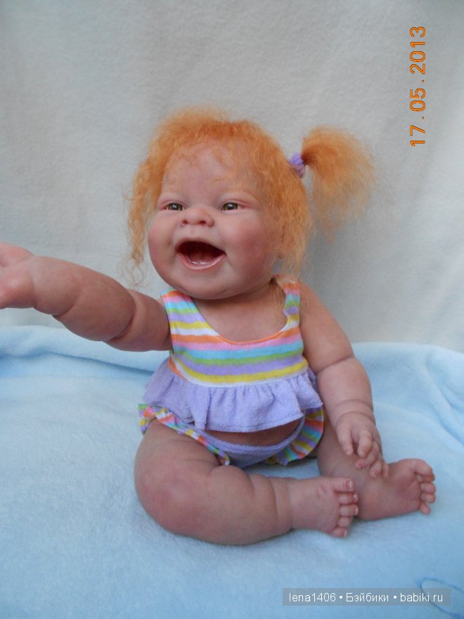 100% позитива-Лола(реборн из игровой куколки) (фото 8)