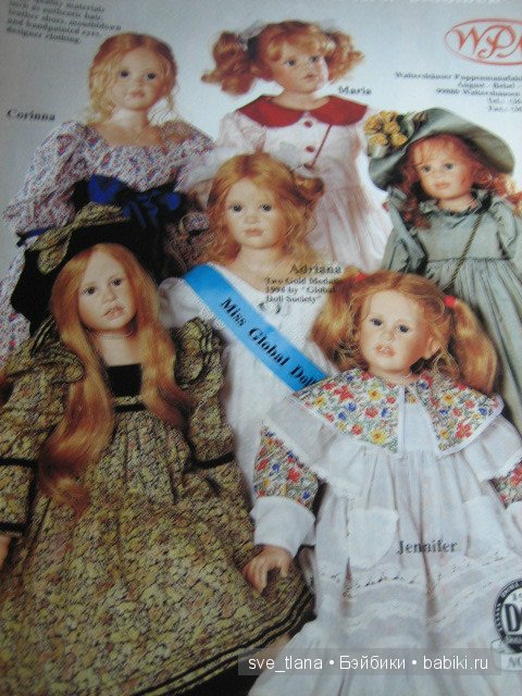 коллекционная кукла Waltershäuser Puppenmanufaktur