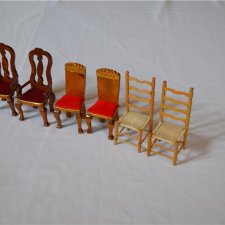 Часть 1. Мебель для кукольных домиков 1:12 и  кукол размера Пукифи