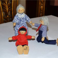 Немецкие гнущиеся деревянные куколки для активных игр. Цена за всех!