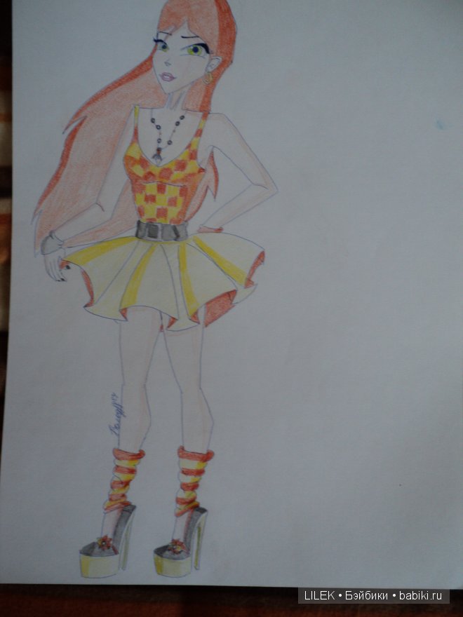 Рисунки 11-летней дочери