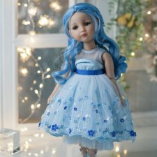 Голубой парик Вероники Руби Ред Ruby Red