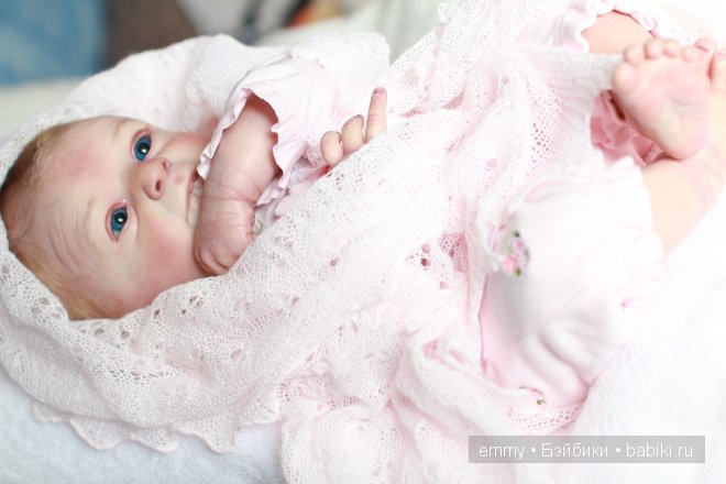 Куклы реборн Анечка и Розочка, девочки в розовом