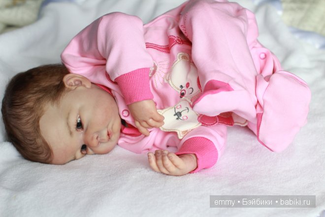 Куклы реборн Анечка и Розочка, девочки в розовом