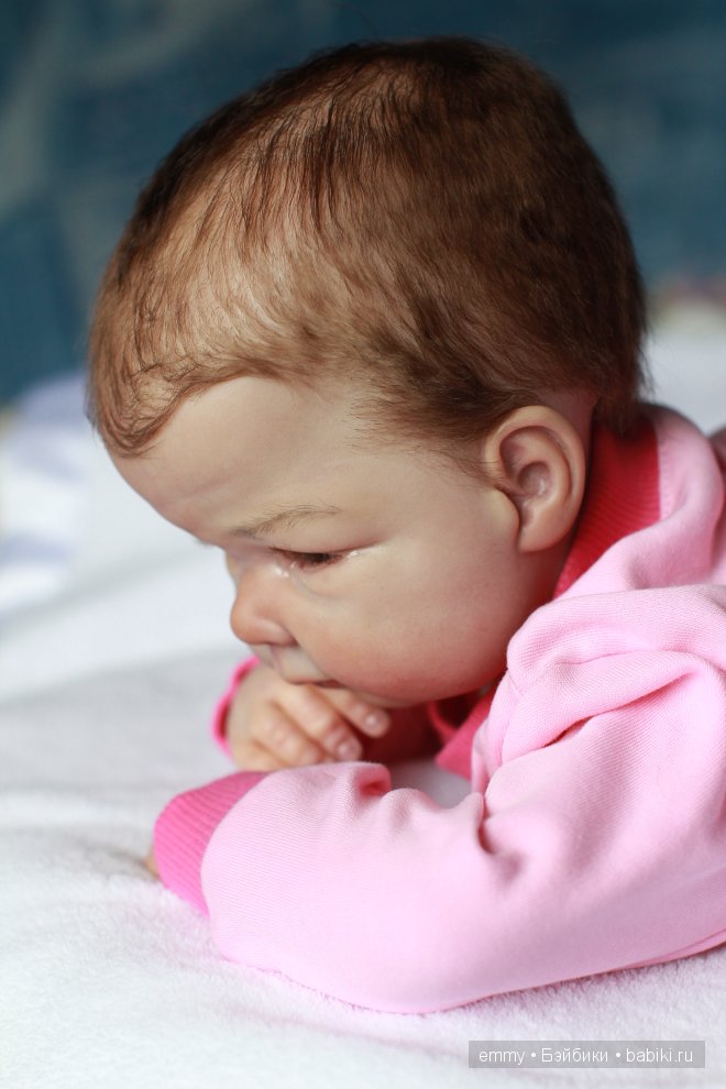 Куклы реборн Анечка и Розочка, девочки в розовом (фото 9)