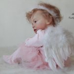 Мой рождественский ангел Кэйли. Кукла реборн Эмилиии Аредаковой