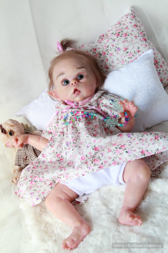 Мой весенний эльфик Офелия. Кукла Реборн Эмилии Аредаковой