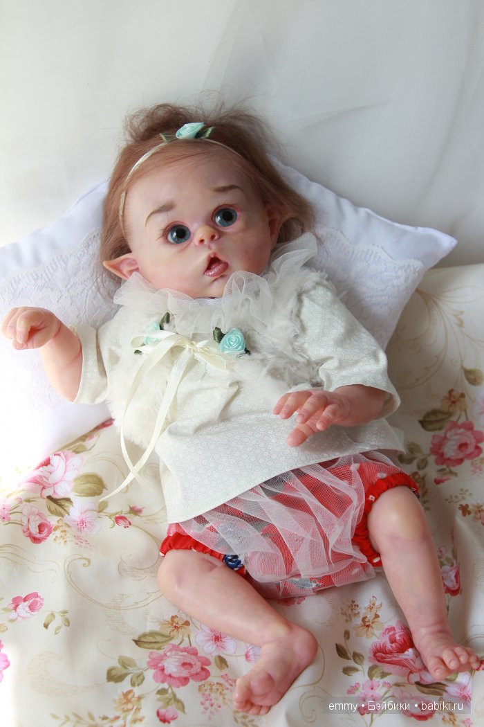 Мой весенний эльфик Офелия. Кукла Реборн Эмилии Аредаковой