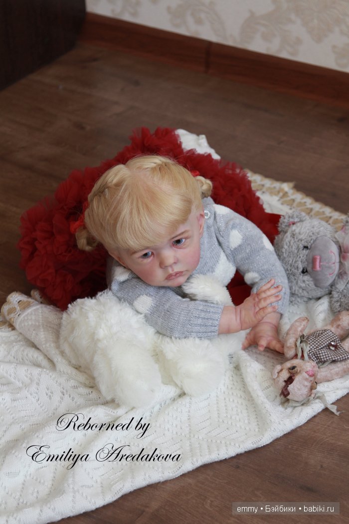 Вилмочка, преображение... Кукла реборн Эмилии Аредаковой (фото 3)