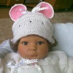 Костюм "Мышонок"- вязанная одежда для кукол