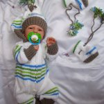 Теплый комбезик для Ангелочка (кукла-реборн молд Ангел)