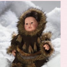 Inuit of Canada Lee Middleton doll. Канадский эскимос.