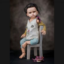 Авторская шарнирная кукла Катя