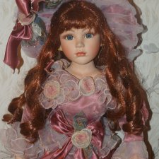 Большая фарфоровая кукла Ремеко