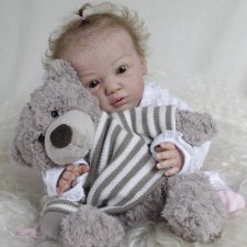 Маленькое кудрявое счастье. Молд Maike. Скульптор Gudrun Legler