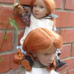 Две сестры-Лотта и Фанни. Коллекционные куклы