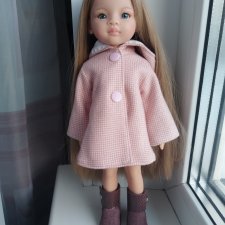 Розовое пальто для Паола Рейна 32см