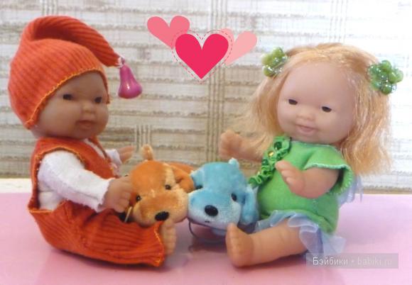 даже щенки у них близнецы !