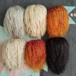 Обновление! Парики из шкуры ламы и  мохера  размеры 3-4, 4-5, 5-6, 6-7, 7-8, 8-9, 9-10