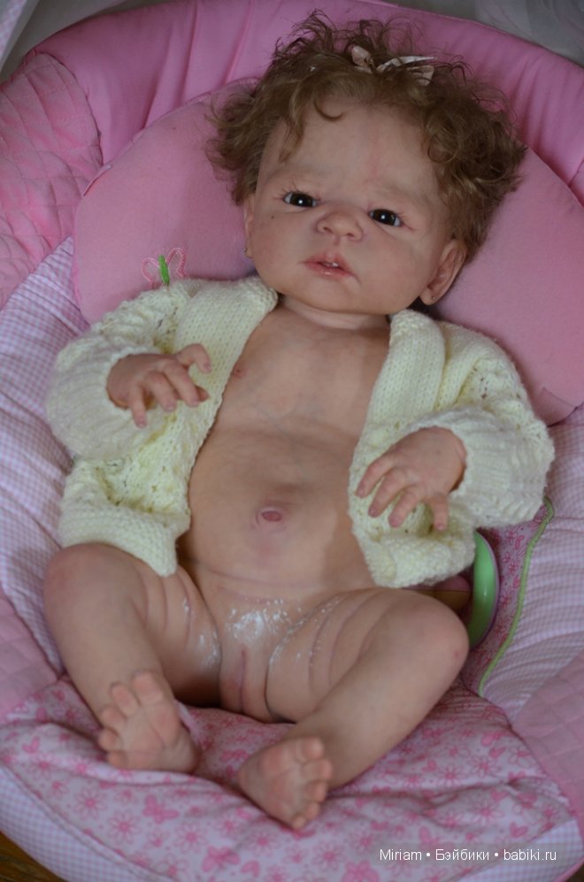 Малышка реборн Виктория дышит (фото 4)