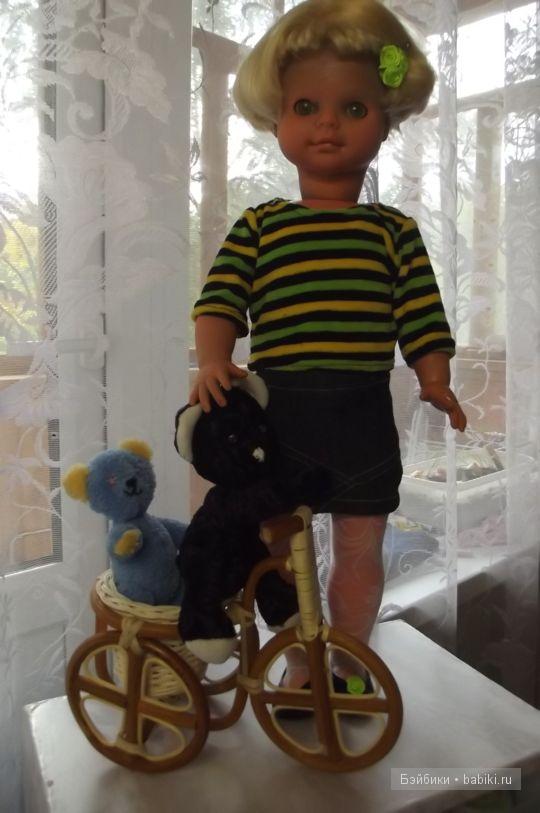 Подарки - коляска и велосипед для куколок
