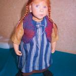 Приехала моя рыжая хитрущая девица Sandrjin, коллекционная кукла от Zwergnase