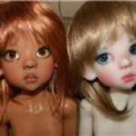 Карамель и сливки - две Лайлочки White Elf and Human Tan Kaye Wigs