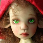 Mademoiselle Buonaparte или росшная Нелличка фавн green Kaye Wiggs с кастомным мейком и аутфитом от Val Zeitler