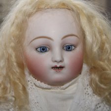 Светлый ангелочек, великолепная кукла Jules Nicolas Steiner  Bébé Gigoteur, также известная как Kiкi Steiner