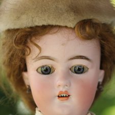 Редчайшая антикварная кукла SIMON & HALBIG 1159, Gibson-Girl, 50 cm
