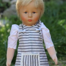 Винтажная кукла KÄTHE KRUSE  1990 года рост 47 см