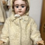 Французская антикварная кукла DEPOSE 13 рост 72 см
