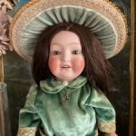 Очень редкая антикварная кукла из Gräfenthal от Weiss и Kühnert & Co 4703 рост 40 см