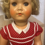 Большая винтажная кукла Sonneberg 1940-45 рост 55
