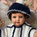 Редкая винтажная куколка Schönau Hoffmeister шприцфарфор молд 170 рост 46 см