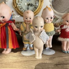 Большая семейка Кьюпиков период 1915-20  рост от 16 см до 13