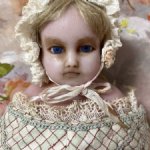 Английская восковая кукла Montanari рост 42 см